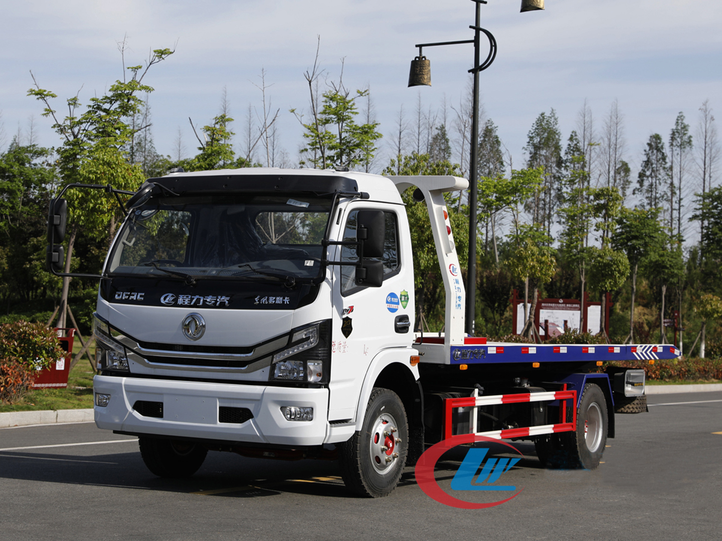 東風(fēng)多利卡D7一拖二平板車(chē)
