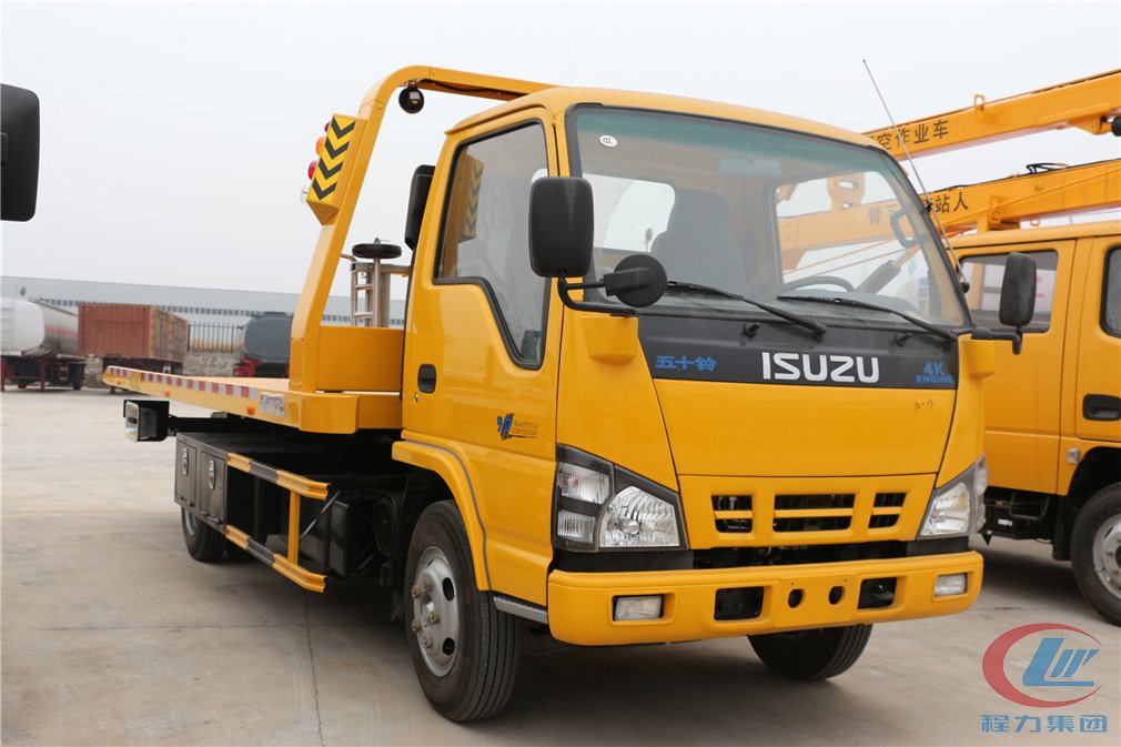 程力集團(tuán)五十鈴一拖二清障車(chē)高清圖