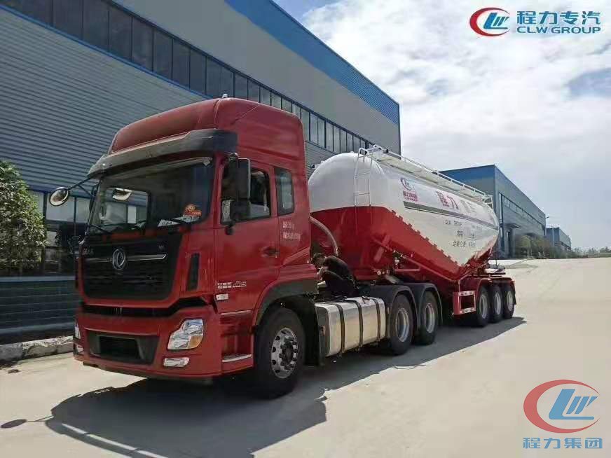 程力集團東風(fēng)天龍半掛水泥罐車