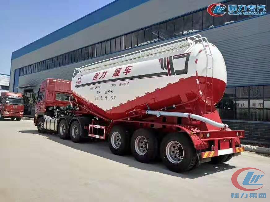程力集團東風(fēng)天龍半掛水泥罐車
